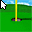 golf ball missing hole