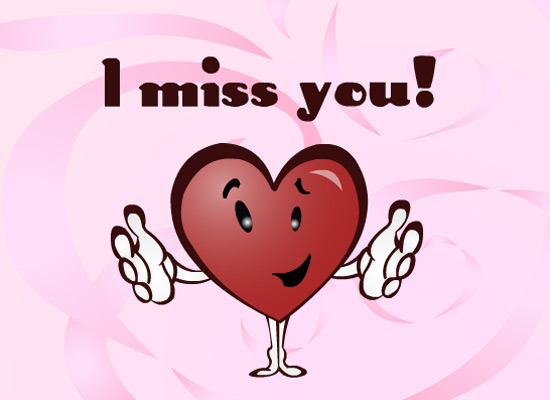 miss you much. I Miss You eCard
