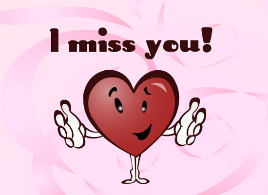 missing you love. I Miss You eCard