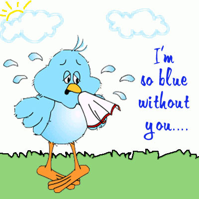 i miss you cute. I#39;m Blue eCard