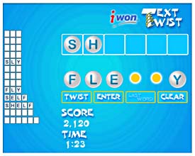 yahoo word games text twist 2