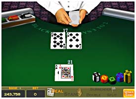 Blackjack is the classic casino game that will be a big hit with you