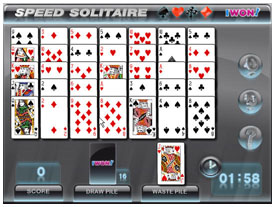 Speed Turbo Solitaire Online Game, Win.